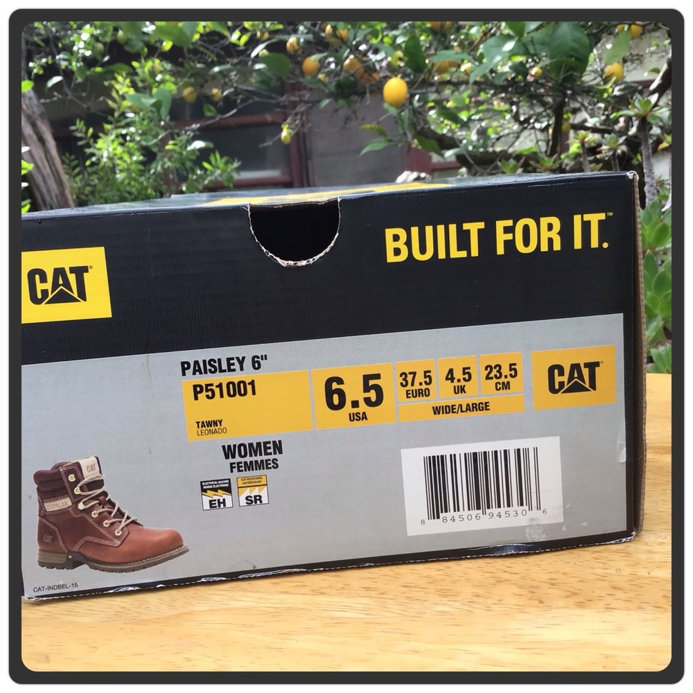 Caterpillar Paisley work boots, 6.5 wide - Picture 10 of 12